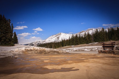 Hoosier Pass and the contientnal divide looking north